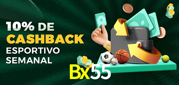 10% de bônus de cashback na Bx55