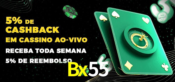Promoções do cassino ao Vivo Bx55